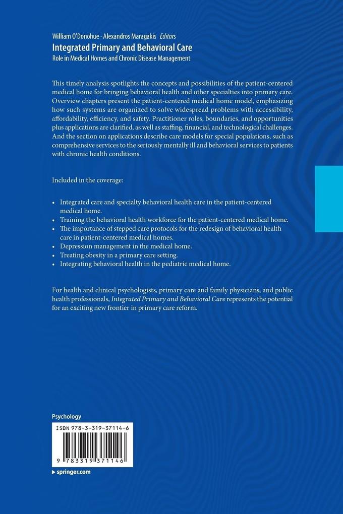 Weitere Ansicht: Integrated Primary and Behavioral Care