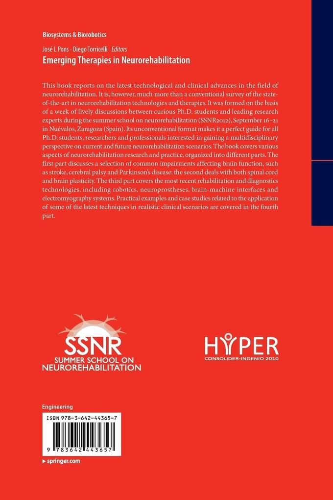 Weitere Ansicht: Emerging Therapies in Neurorehabilitation