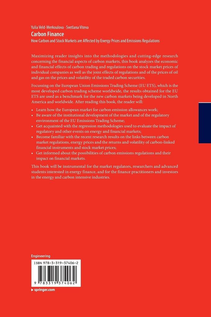 Weitere Ansicht: Carbon Finance | Yulia Veld-Merkoulova, Svetlana Viteva