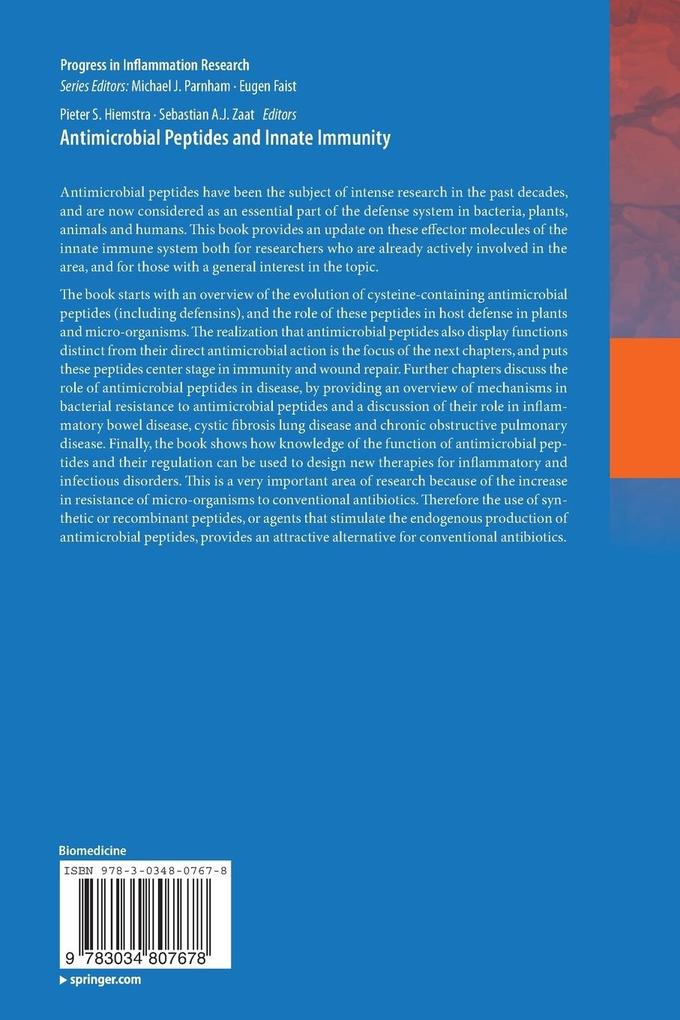 Weitere Ansicht: Antimicrobial Peptides and Innate Immunity