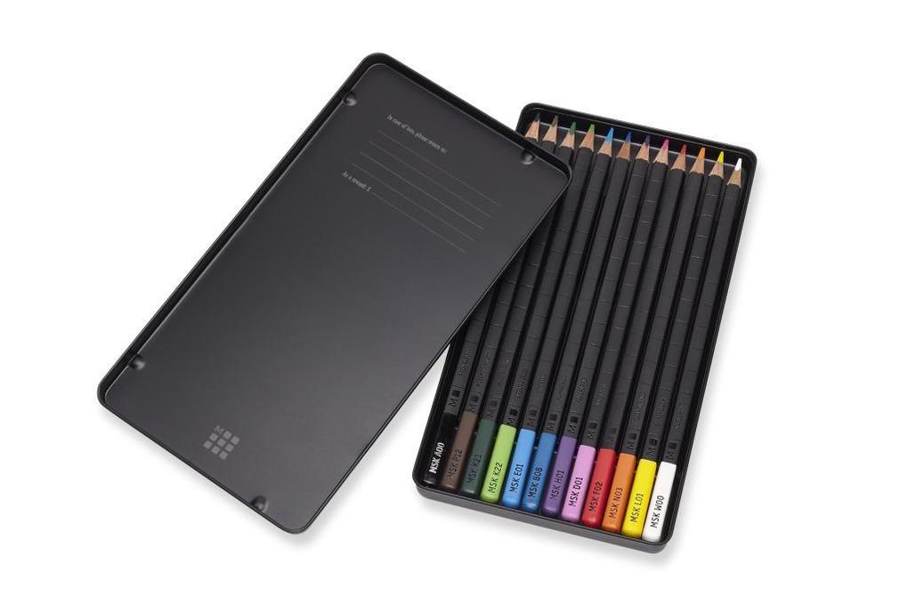 Weitere Ansicht: Moleskine Aquarellstifte, 12 Stück | Moleskine