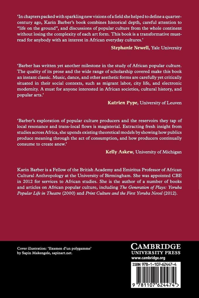 Weitere Ansicht: A History of African Popular Culture | Karin Barber