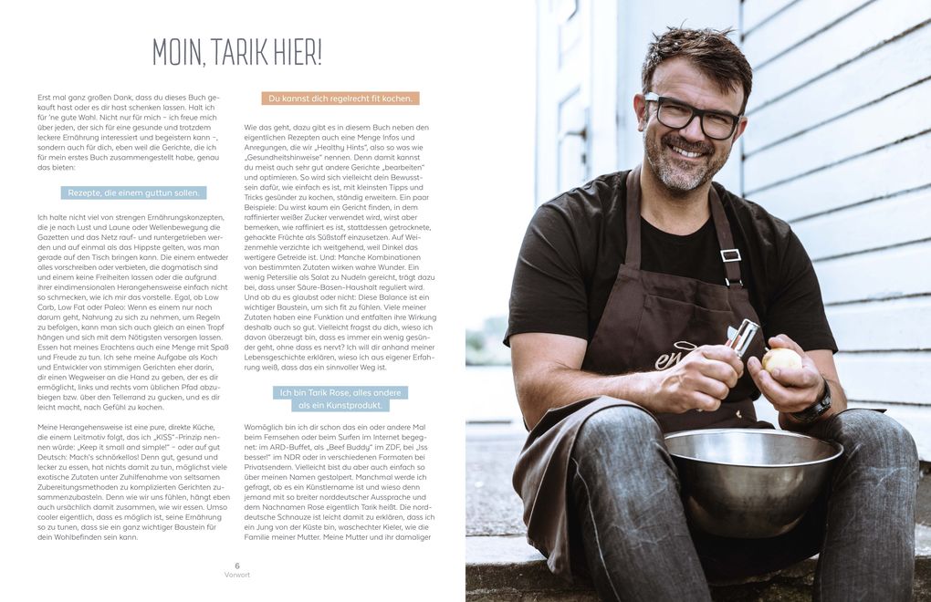 Weitere Ansicht: Tarik kocht dich fit | Tarik Rose