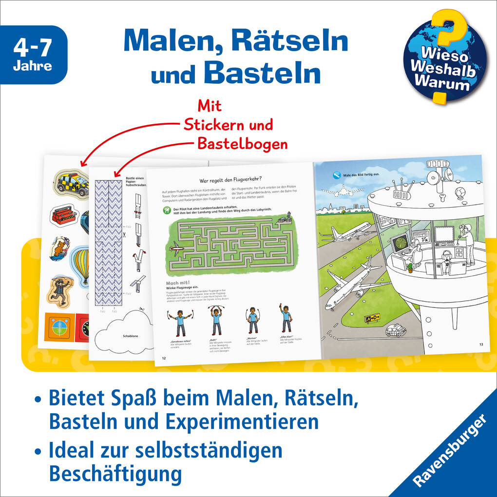 Weitere Ansicht: Wieso? Weshalb? Warum? aktiv-Heft: Flugzeuge