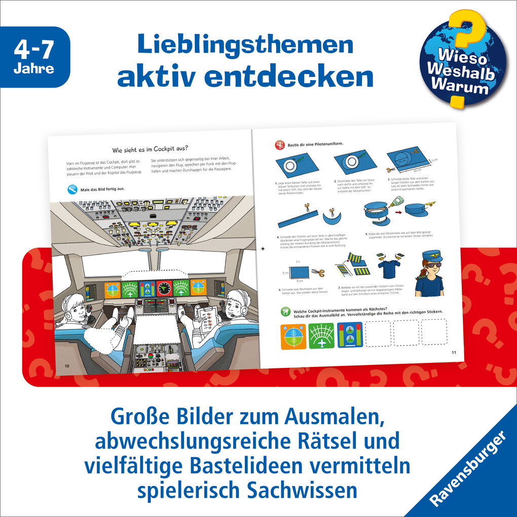 Weitere Ansicht: Wieso? Weshalb? Warum? aktiv-Heft: Flugzeuge