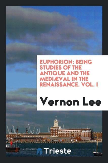 Produktbild: Euphorion | Vernon Lee