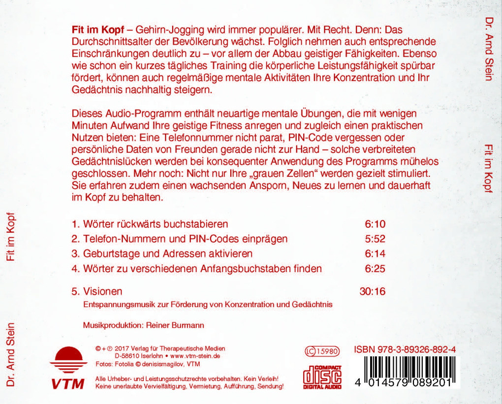 Weitere Ansicht: Fit im Kopf | Arnd Stein