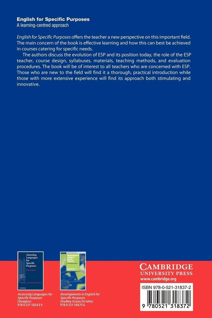 Weitere Ansicht: English for Specific Purposes | Tom Hutchinson, Alan Waters