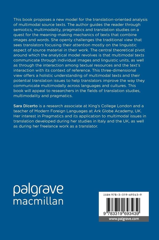 Weitere Ansicht: Multimodal Pragmatics and Translation | Sara Dicerto