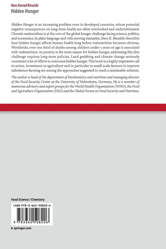 Weitere Ansicht: Hidden Hunger | Hans Konrad Biesalski