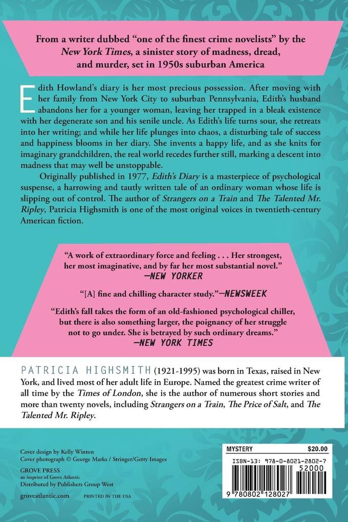 Weitere Ansicht: Edith's Diary | Patricia Highsmith