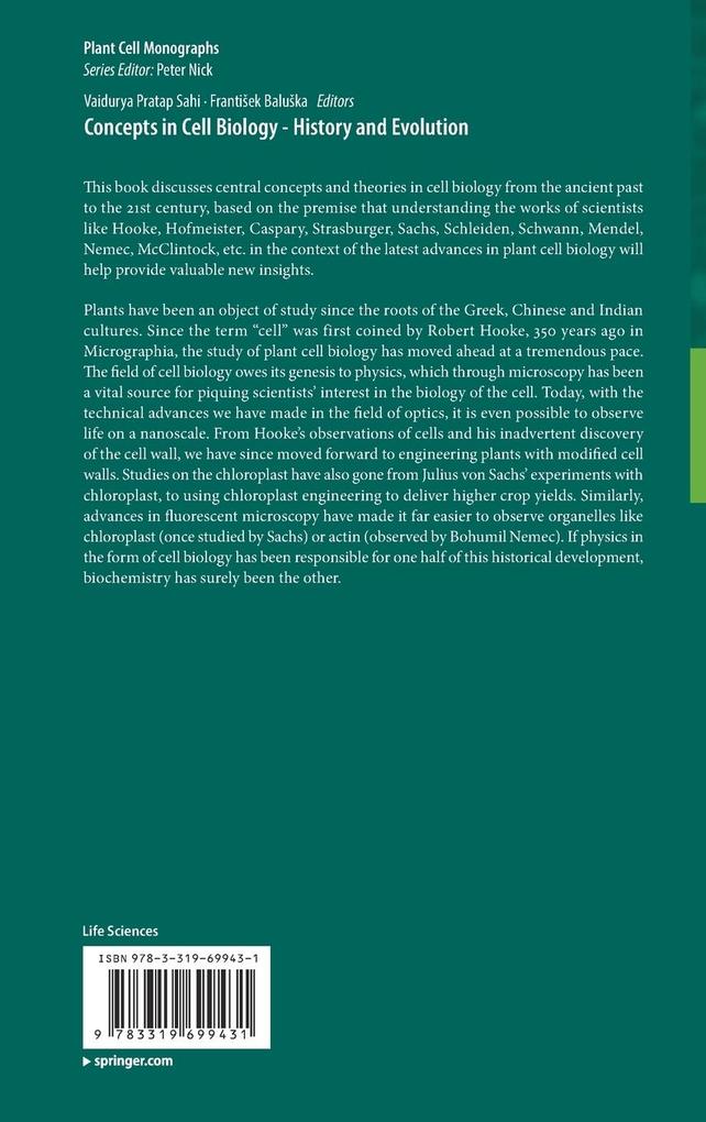 Weitere Ansicht: Concepts in Cell Biology - History and Evolution