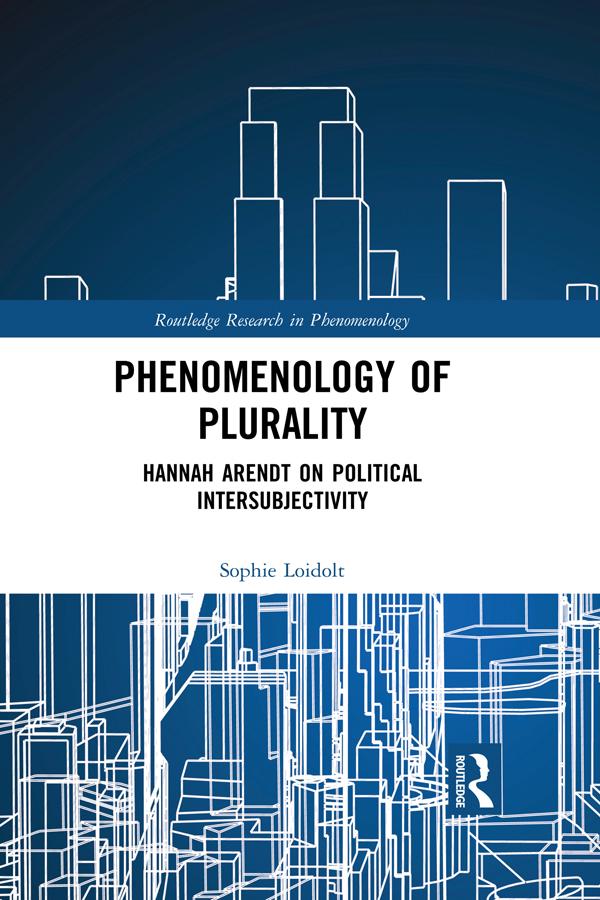 Produktbild: Phenomenology of Plurality | Sophie Loidolt