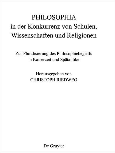 Produktbild: PHILOSOPHIA in der Konkurrenz von Schulen, Wissenschaften und Religionen