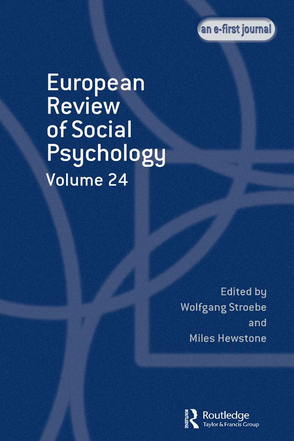 Produktbild: European Review of Social Psychology: Volume 24