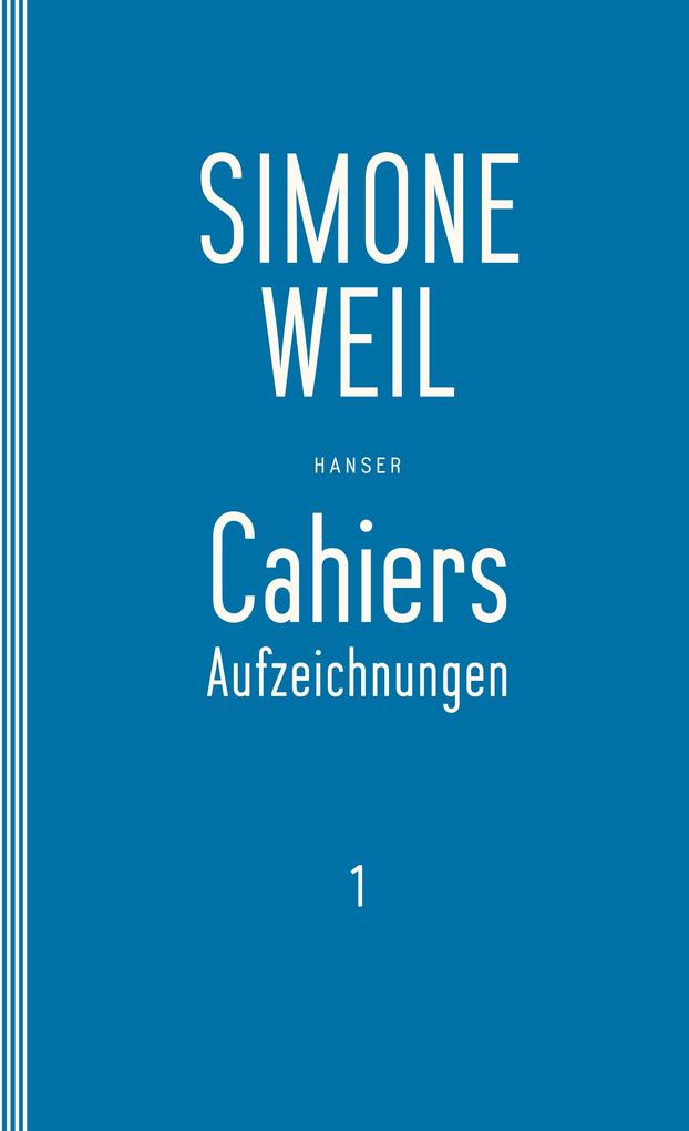 Produktbild: Cahiers 1 | Simone Weil