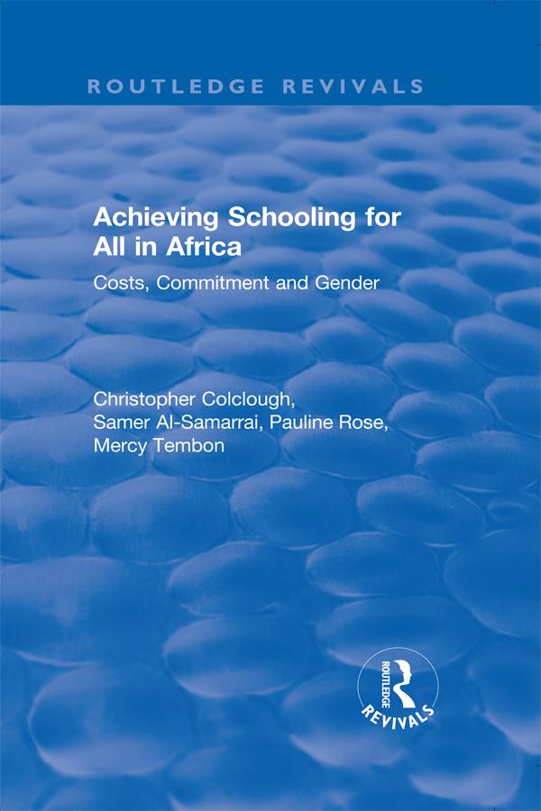Revival: Achieving Schooling for All in Africa (2003) als eBook epub
