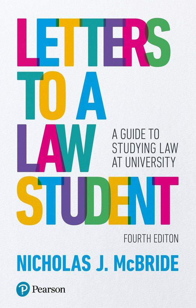 Produktbild: Letters to a Law Student | Nicholas J McBride