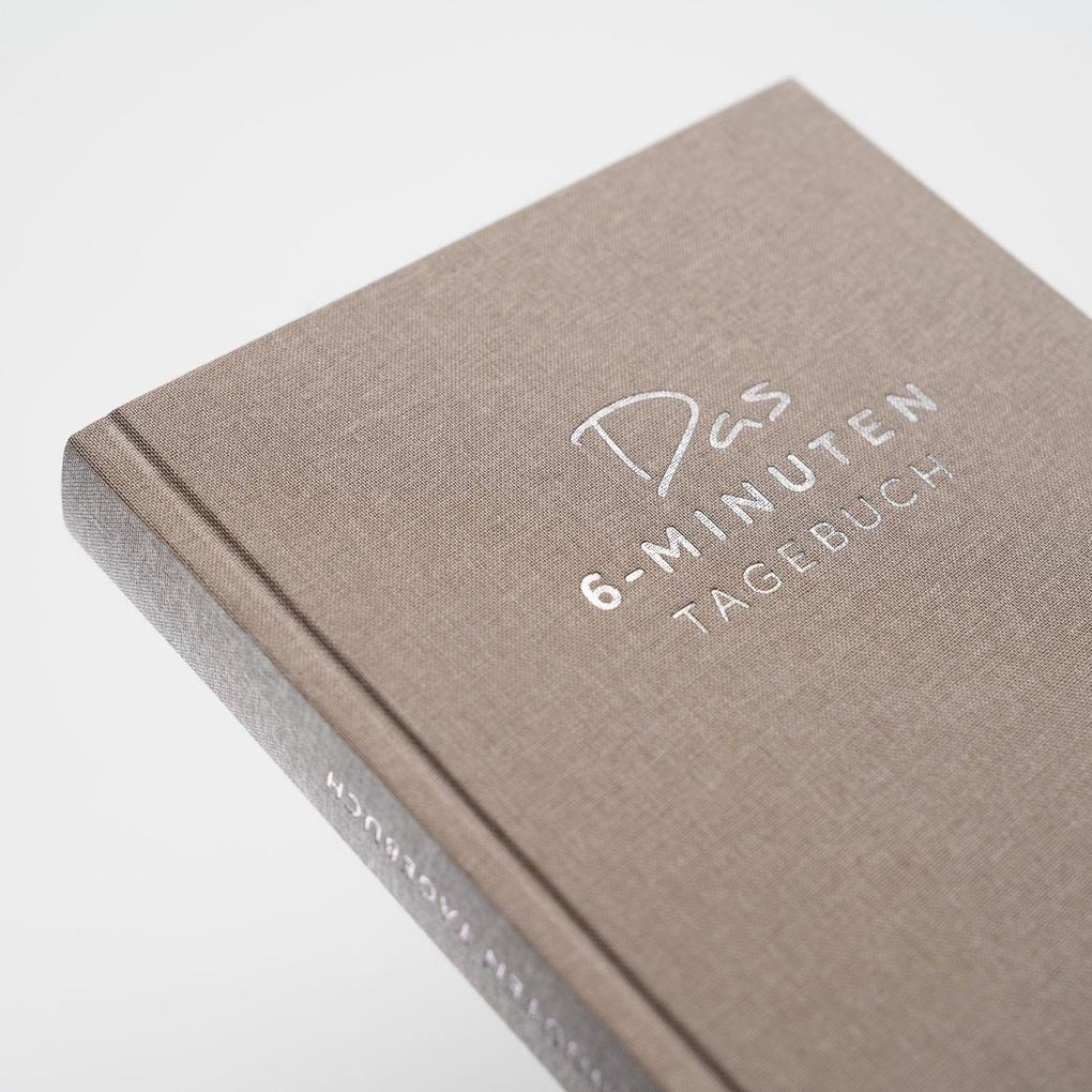 Weitere Ansicht: Das 6-Minuten-Tagebuch (pfefferbraun) | Dominik Spenst