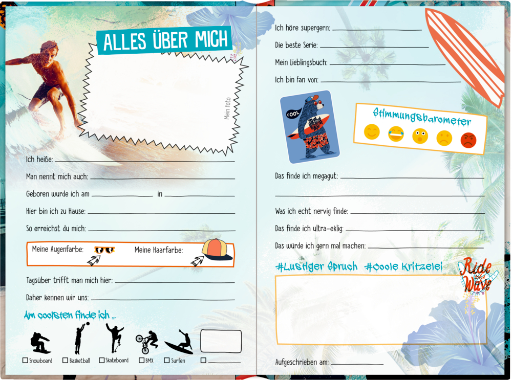 Weitere Ansicht: Freundebuch - Meine Freunde - Sport