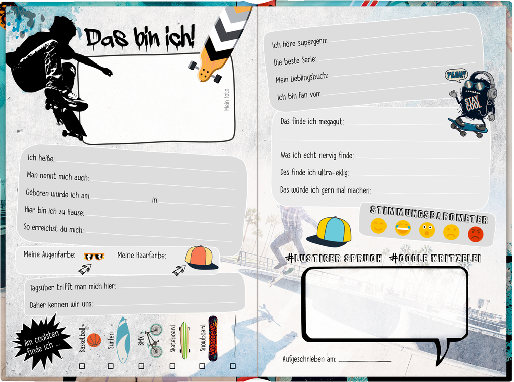 Weitere Ansicht: Freundebuch - Meine Freunde - Sport