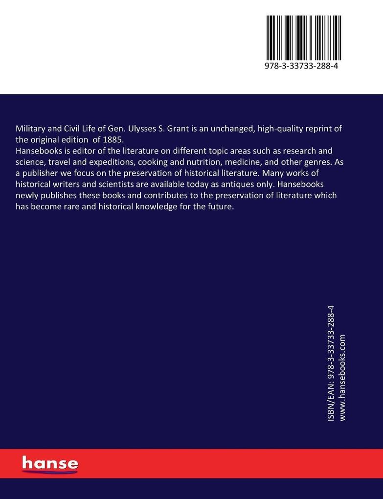Weitere Ansicht: Military and Civil Life of Gen. Ulysses S. Grant | James Penny Boyd