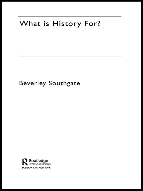Produktbild: What is History For? | Beverley Southgate