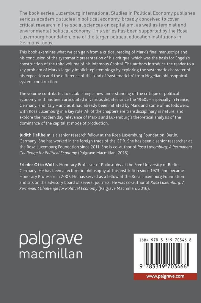 Weitere Ansicht: The Unfinished System of Karl Marx