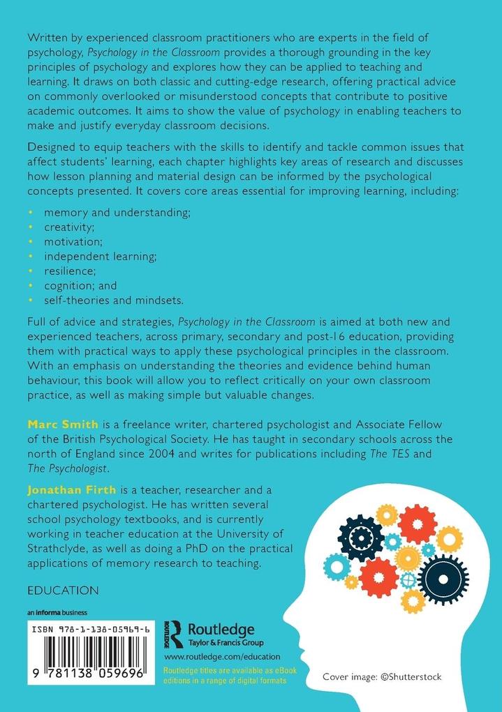 Weitere Ansicht: Psychology in the Classroom | Jonathan Firth, Marc Smith