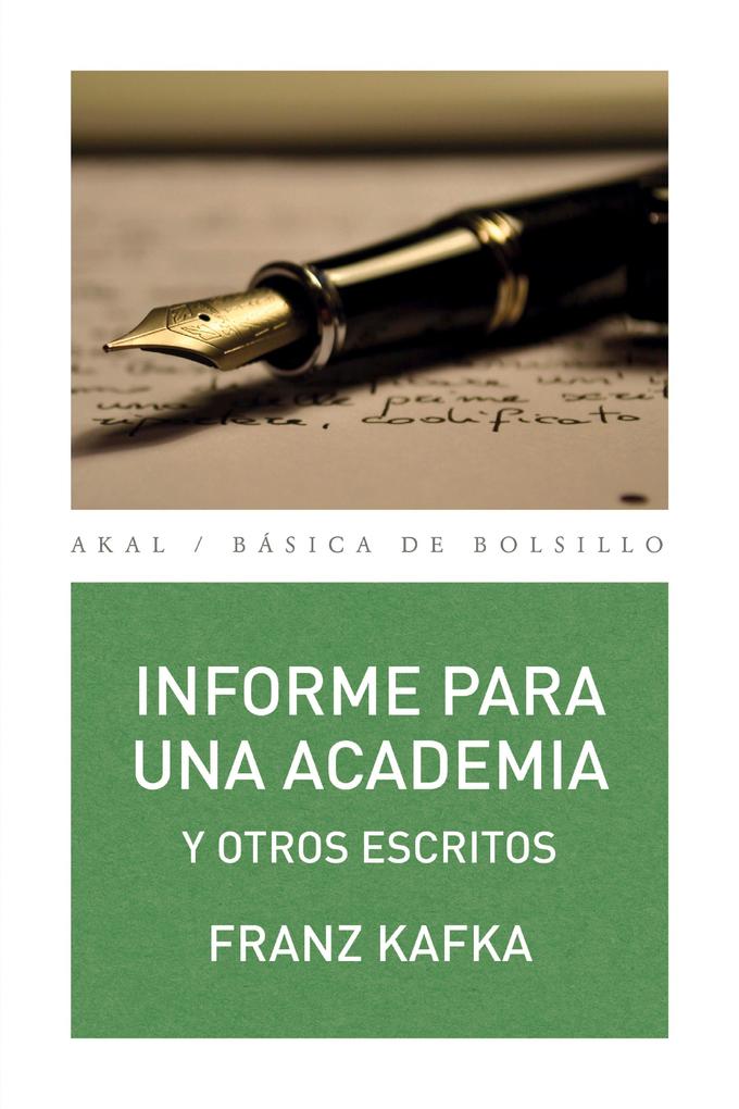 Produktbild: Informe para una academia | Franz Kafka