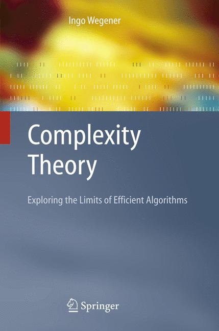 Weitere Ansicht: Complexity Theory | Ingo Wegener
