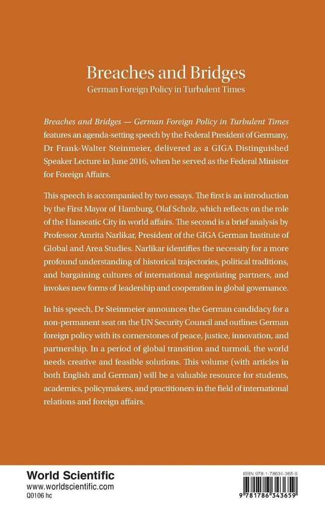 Weitere Ansicht: BREACHES AND BRIDGES | Steinmeier Frank-Walter