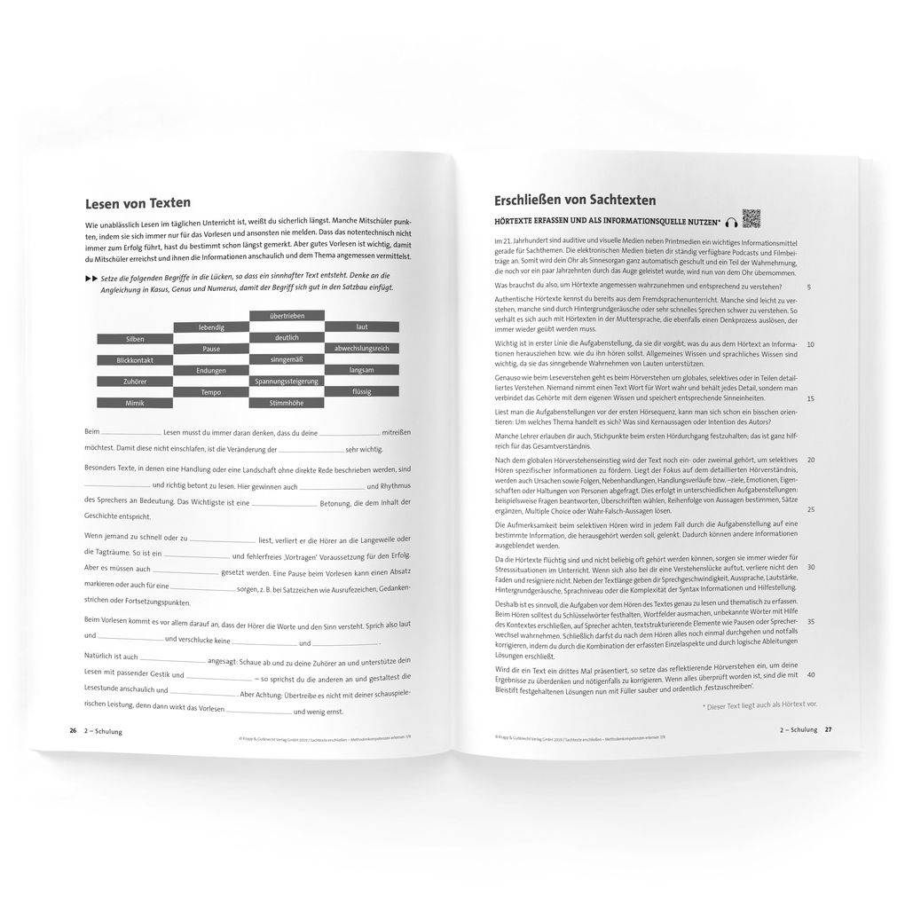 Weitere Ansicht: Sachtexte und Methoden Klasse 7-8 | Gesine Heddrich