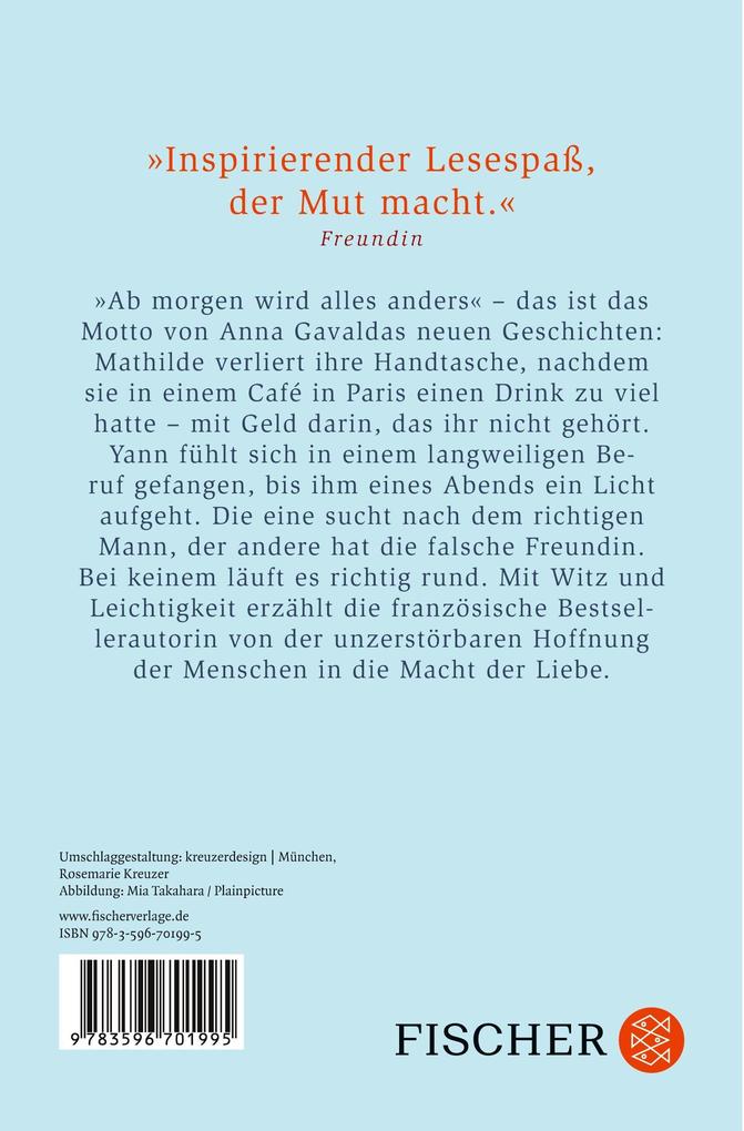 Weitere Ansicht: Ab morgen wird alles anders | Anna Gavalda