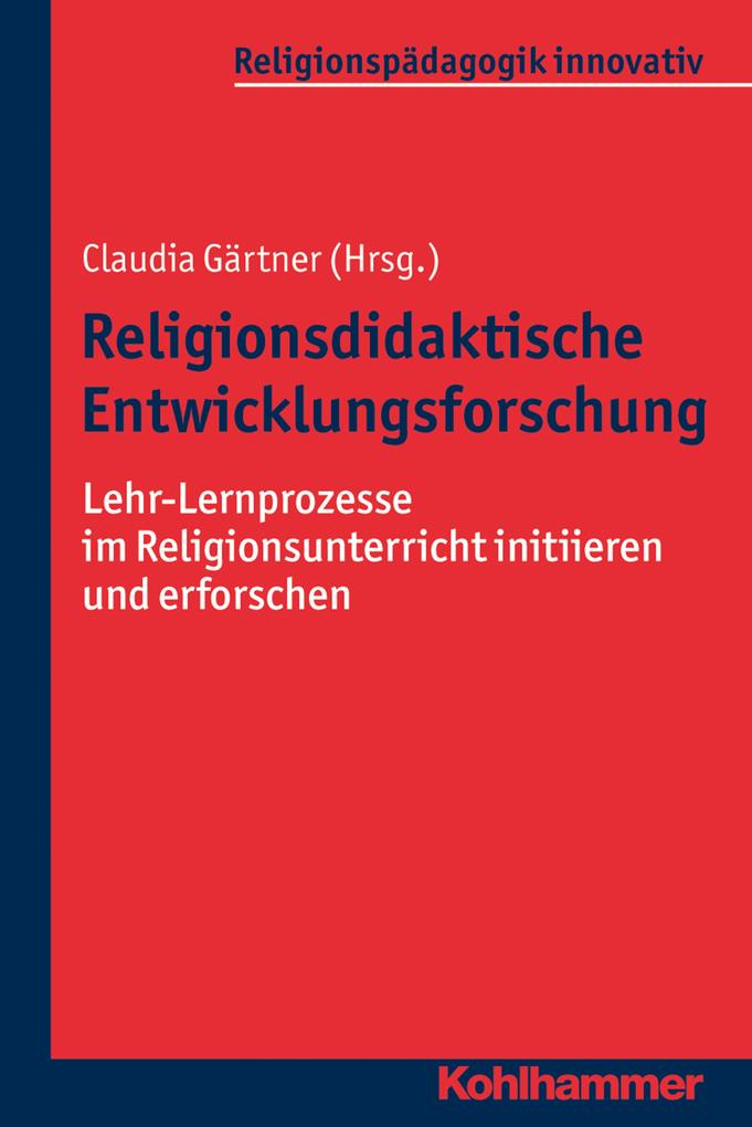 Produktbild: Religionsdidaktische Entwicklungsforschung