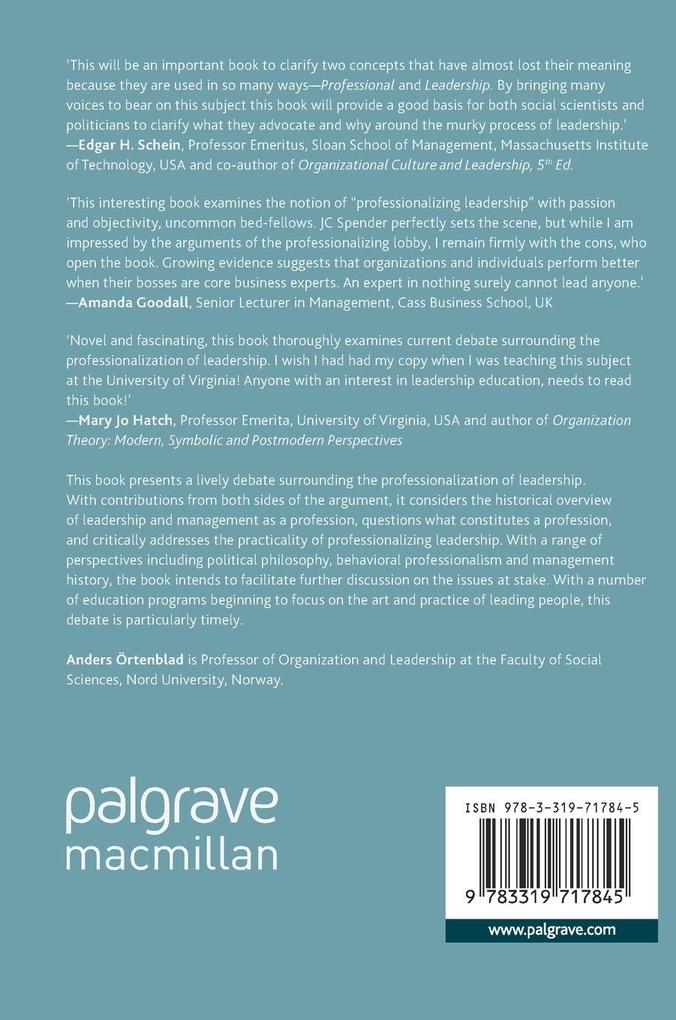 Weitere Ansicht: Professionalizing Leadership