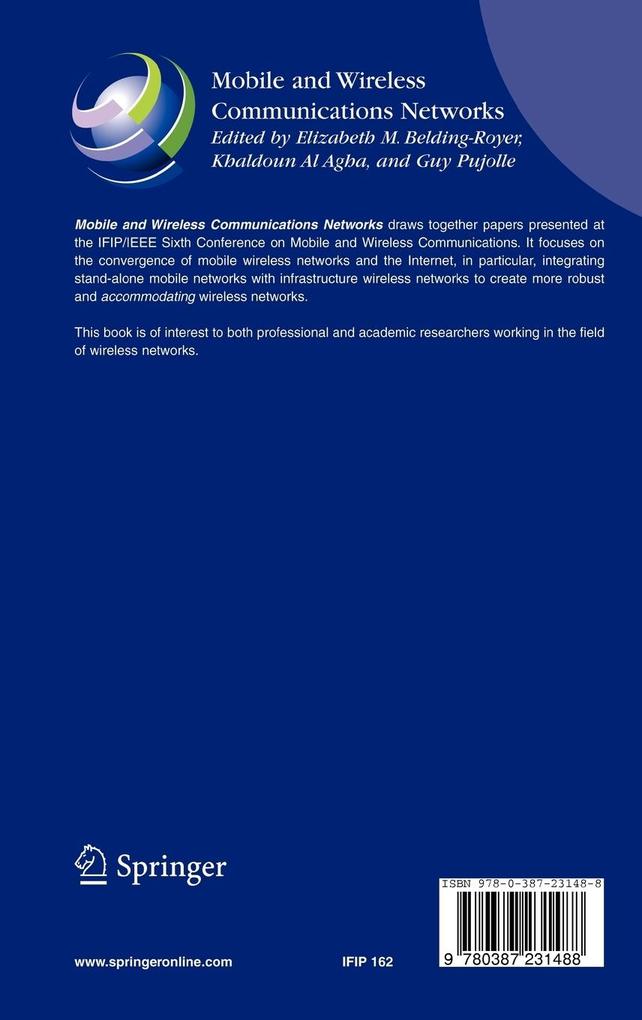Weitere Ansicht: Mobile and Wireless Communications Networks