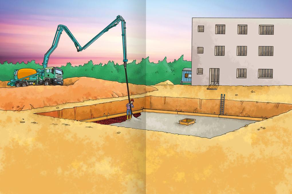 Weitere Ansicht: Erstes Stickern Baustelle
