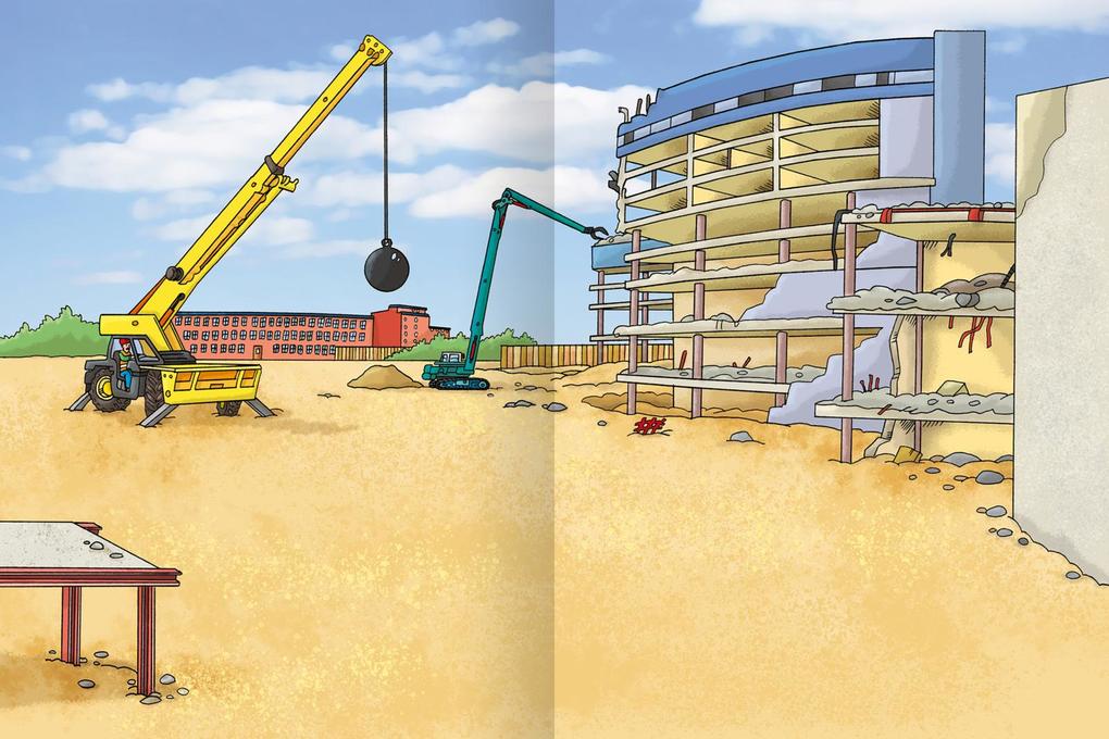 Weitere Ansicht: Erstes Stickern Baustelle