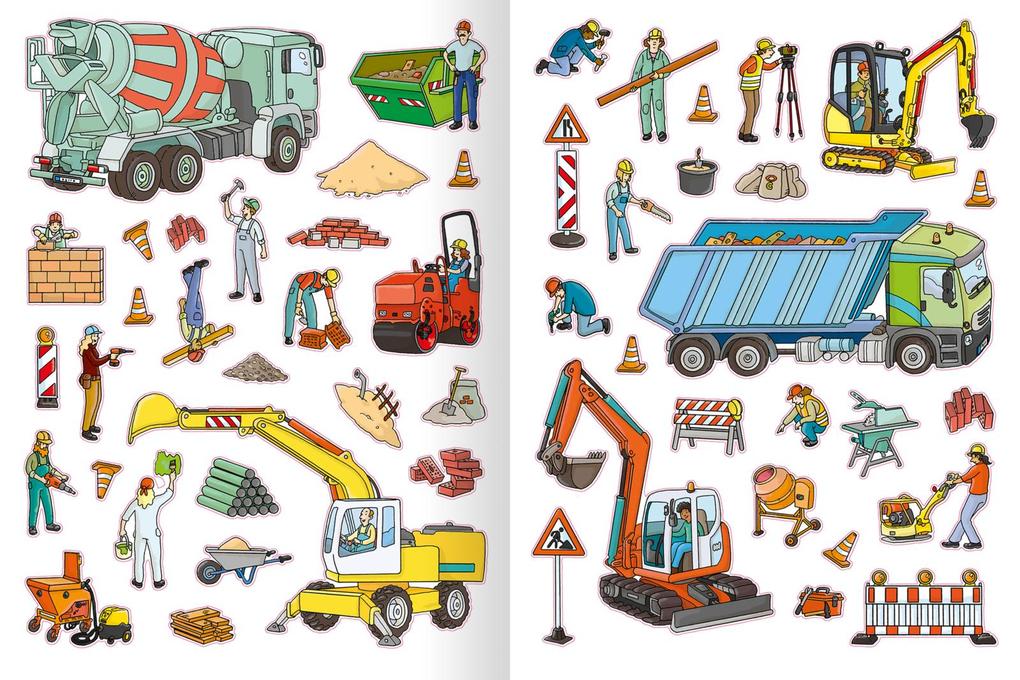 Weitere Ansicht: Erstes Stickern Baustelle
