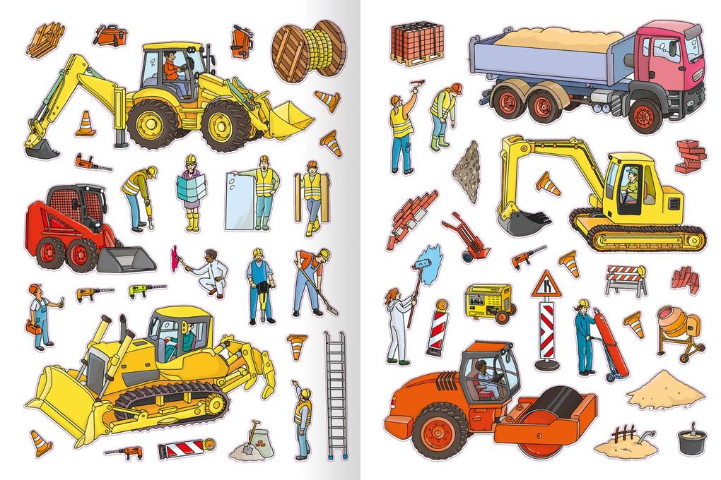 Weitere Ansicht: Erstes Stickern Baustelle