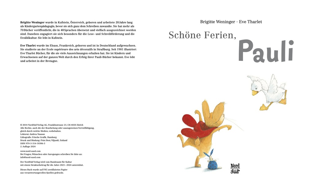 Weitere Ansicht: Schöne Ferien, Pauli | Brigitte Weninger, Eve Tharlet