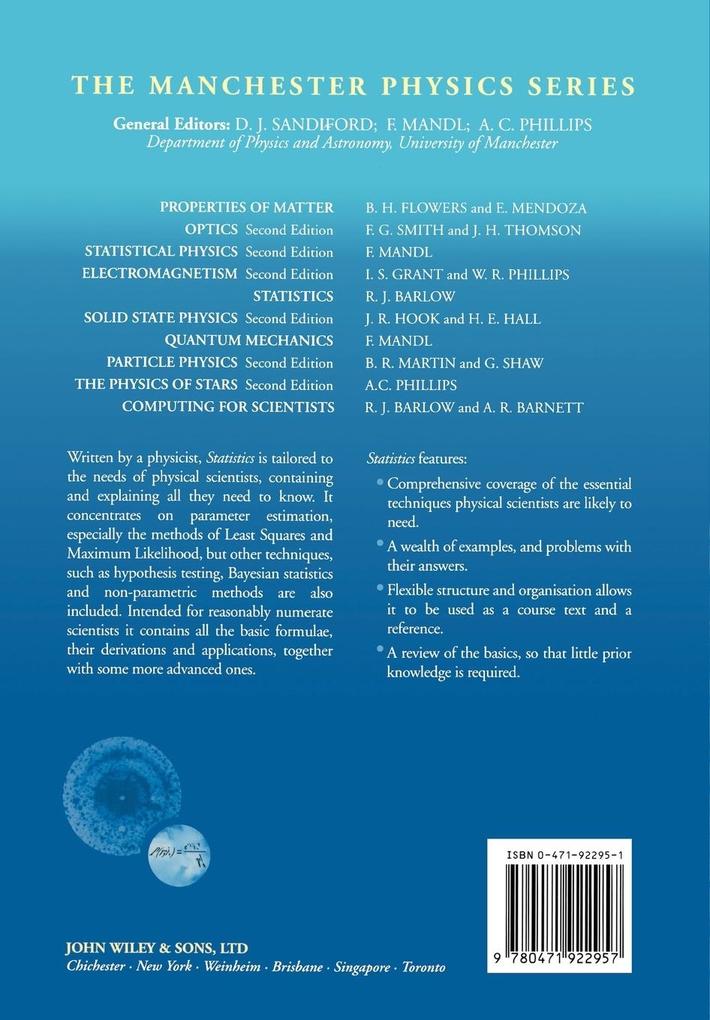Weitere Ansicht: Statistics | R. J. Barlow