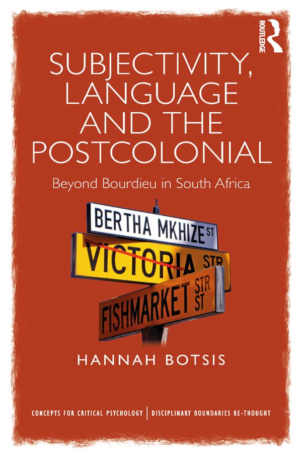 Produktbild: Subjectivity, Language and the Postcolonial | Hannah Botsis