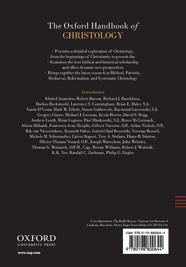 Weitere Ansicht: The Oxford Handbook of Christology