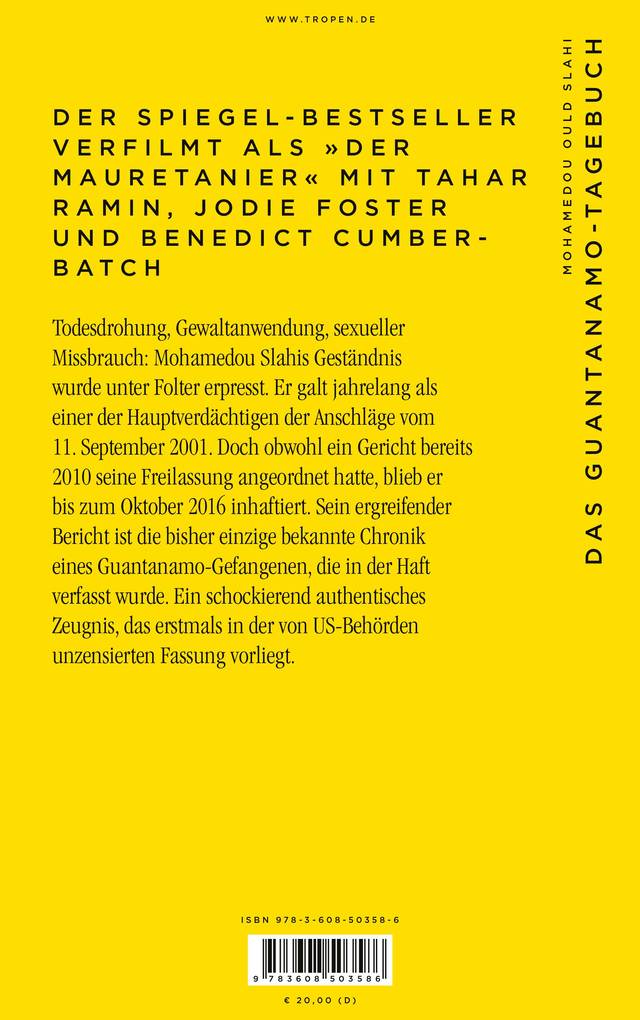 Weitere Ansicht: Das Guantanamo-Tagebuch unzensiert | Mohamedou Ould Slahi