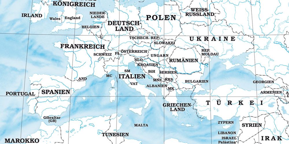 Weitere Ansicht: Weltkarte zum Ausmalen, Entdecke die Welt, Poster 1:40 000 000Plano in Rolle