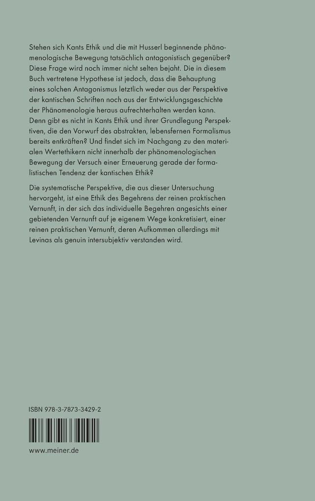Weitere Ansicht: Das Begehren der reinen praktischen Vernunft | Inga Römer