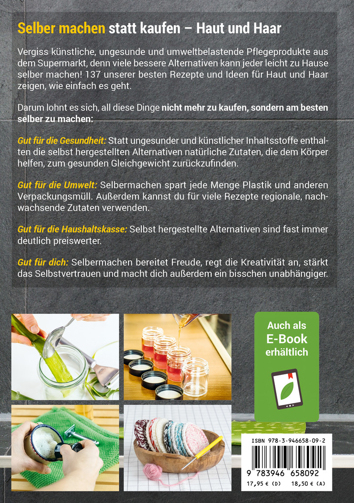 Weitere Ansicht: Selber machen statt kaufen - Haut und Haar - 2. Auflage, aktualisierte, erweiterte Ausgabe