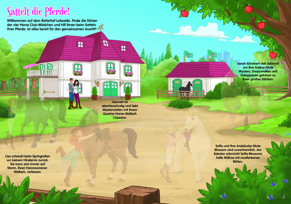 Weitere Ansicht: SCHLEICH® Horse Club - Stickerbuch für Pferdefreunde